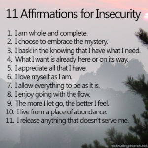 insecurity-affirmations